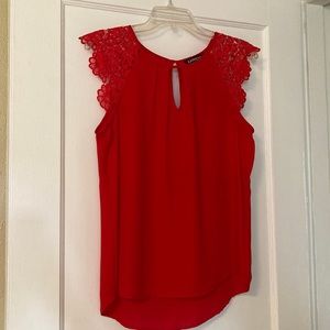 Express Lace Sleeve Blouse